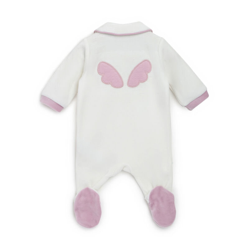 Girls Bronze Embellished Front Opening Babysuit image number 1
